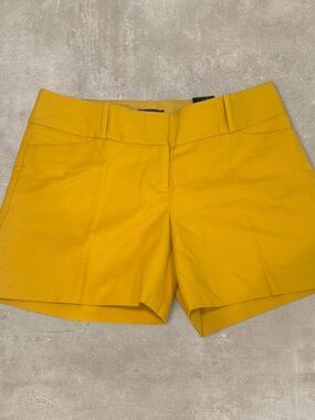 The Limited Yellow Tailored  Shorts
